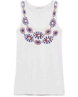 Maliparmi Sleeveless Tops - White