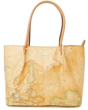 Alviero Martini 1A Classe Borsa in pelle di lusso con accenti sintetici - Giallo