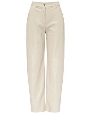 Pinko Straight Trousers - Neutro