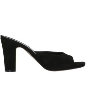 Julie Dee Heeled Mules - Zwart