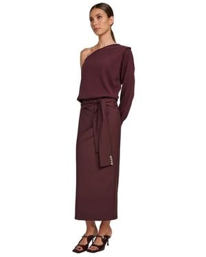 March23 Maxi Skirts - Rojo