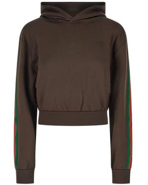 Gucci Stretch Jersey Sweatshirt - Bruin
