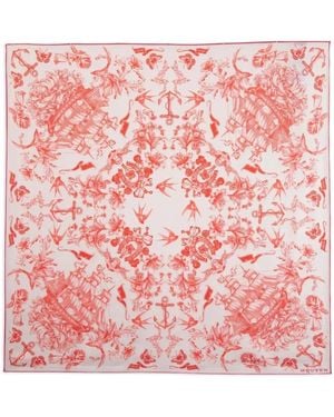 McQueen Sailor Tattoo Schal - Pink