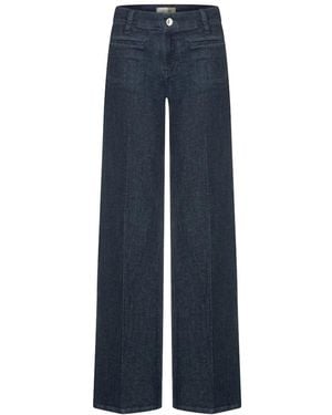 Cambio Wide Jeans - Bleu