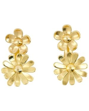 Marc Jacobs Gänseblümchen Wild Statement Ohrringe - Mettallic