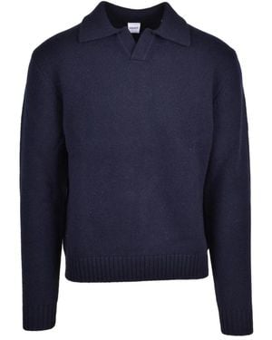 Aspesi V-Neck Knitwear - Bleu