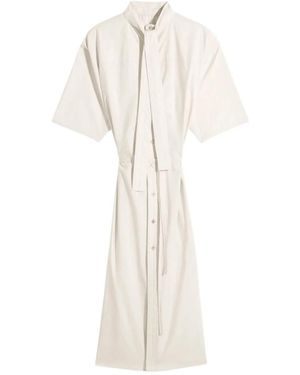 Lemaire Kleedjes ,Reversible Tube Dress - Wit