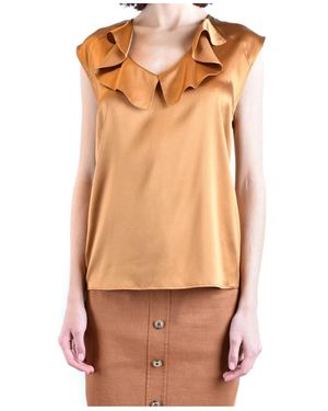 Pinko Sleeveless Tops - Orange
