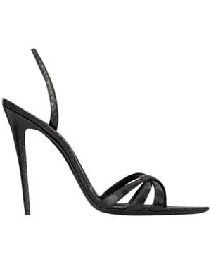 Saint Laurent High Heel Sandals - Black
