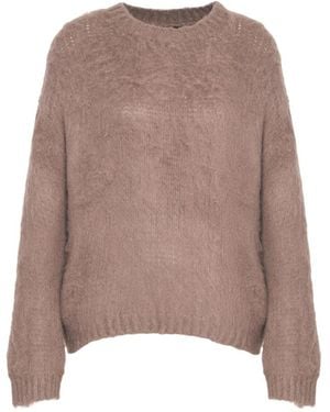 Roberto Collina Round-Neck Knitwear - Brown