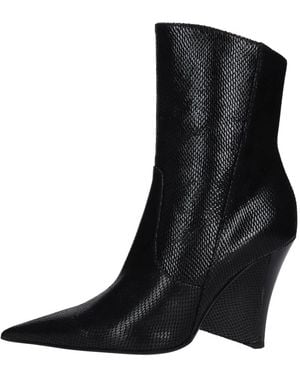 Lella Baldi Heeled Boots - Black
