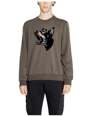 Antony Morato Maglione in cotone verde uomo - Grigio