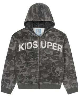 Kidsuper Hoodies & Sweatvesten ,Grijs ,Hd-03 Sweatshirt