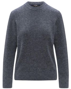 K-Way Clarisse Wool Stretch - Blauw