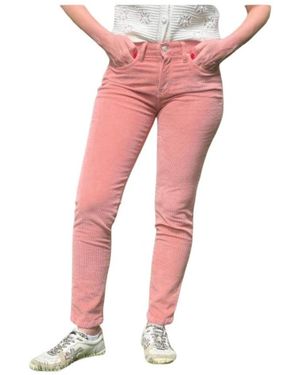 Islow Slim-Fit Trousers - Pink