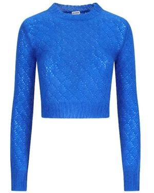 Jil Sander Cn Ls Trui - Blauw
