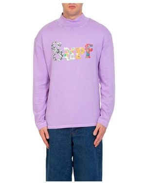 ERL Long Sleeve T-Shirts - Purple