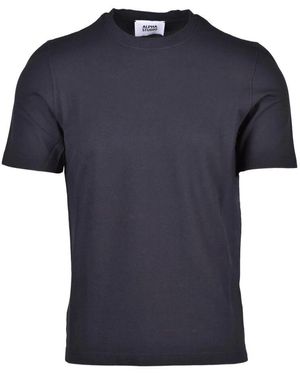 Alpha Studio Baumwolle Elasthan T-Shirt - Blau