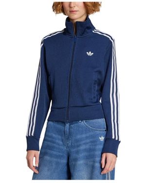 adidas Fitness ,Blauw ,Polyester Firebird Adicolor Knit Track Top