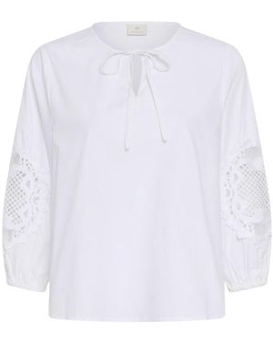 Kaffe Blouses - Blanco