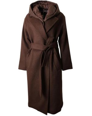 Geox Belted Coats - Marrone