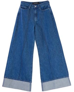 KARL LAGERFELD Wide Jeans - Blue