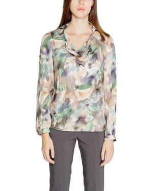 Rinascimento Cowl-Neck Blouse Cfc0119905003 - Grijs