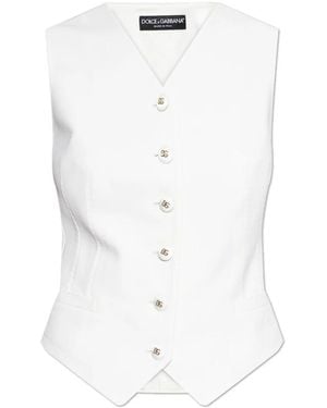 Dolce & Gabbana Jassen ,Wit ,Vests