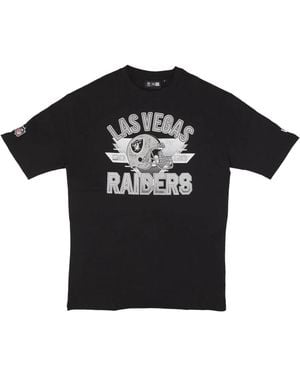 KTZ Nfl Oversize Tee Lasrai T-Shirt - Zwart
