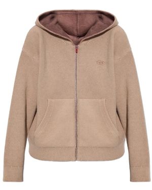 DIESEL Truien & Vesten ,Roze ,Wol Wool Sweater M-Pickly - Bruin