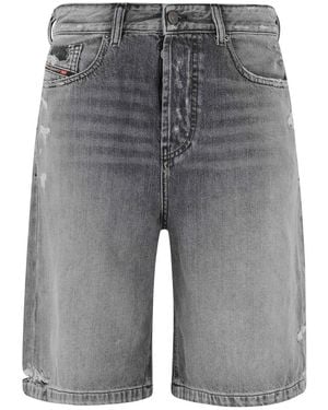 DIESEL Denim Shorts - Gris
