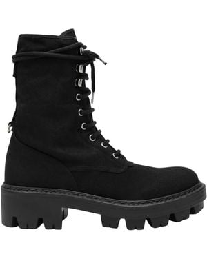 Prada Schoenen ,Zwart ,Lace-Up Boots