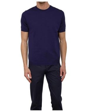 Corneliani T-Shirts - Blue