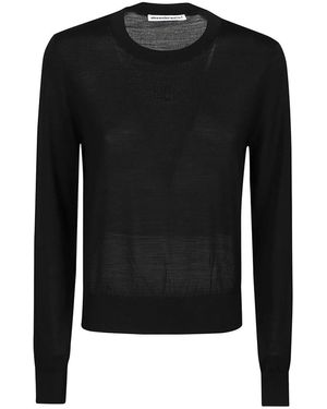 T By Alexander Wang Round-Neck Knitwear - Noir