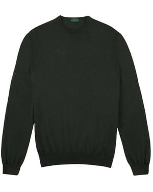 Zanone Round-Neck Knitwear - Verde