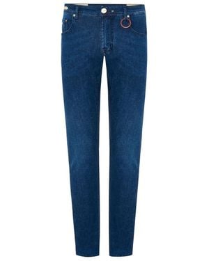 Tramarossa Blauwe Denim Jeans Regular Slim Fit