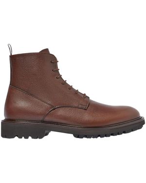 SCAROSSO Lace-Up Boots - Marrón
