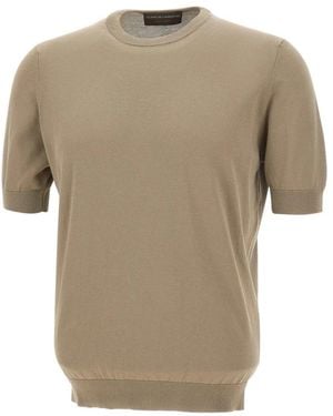 FILIPPO DE LAURENTIIS Round-Neck Knitwear - Natural