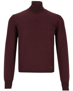 Emporio Armani Turtlenecks - Purple
