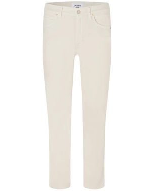 Cambio Cropped Trousers - White