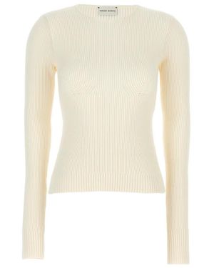Magda Butrym Round-Neck Knitwear - Blanco