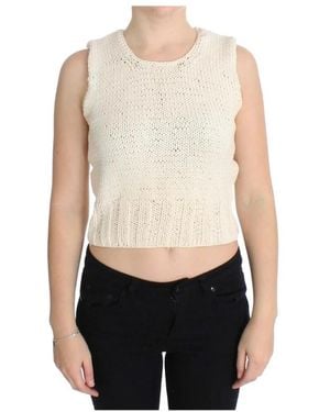 Pink Memories Round-Neck Knitwear - Naturel