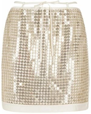 Isabelle Blanche Short Skirts - Neutro