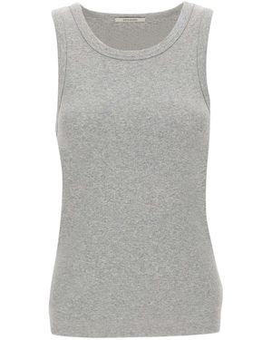 Entire studios Tops ,Grijs ,Katoen Rib Tank
