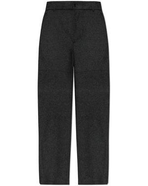 Moncler Straight Trousers - Negro
