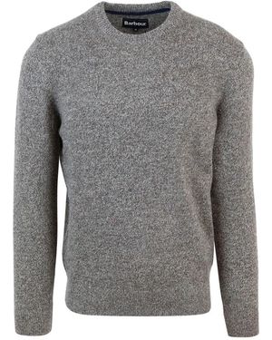 Barbour Round-Neck Knitwear - Grey