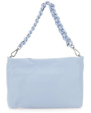 Gianni Chiarini Tassen ,Blauw ,Leer Brenda Schoudertas