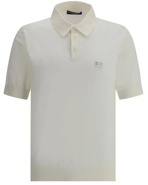 Dolce & Gabbana Monochrome Polo Shirt Klassisches Design - Grau