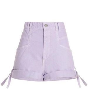 Isabel Marant Denim Shorts - Purple