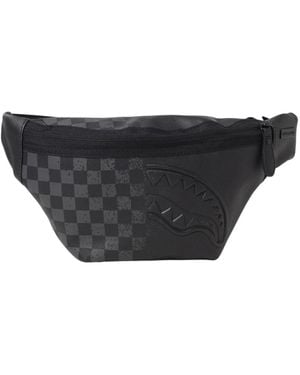 Sprayground Checkered Shark Gürteltasche - Schwarz